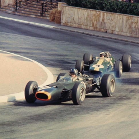 Avec le maître de Moncao : Graham Hill Avec le maître de Moncao : Graham Hill
